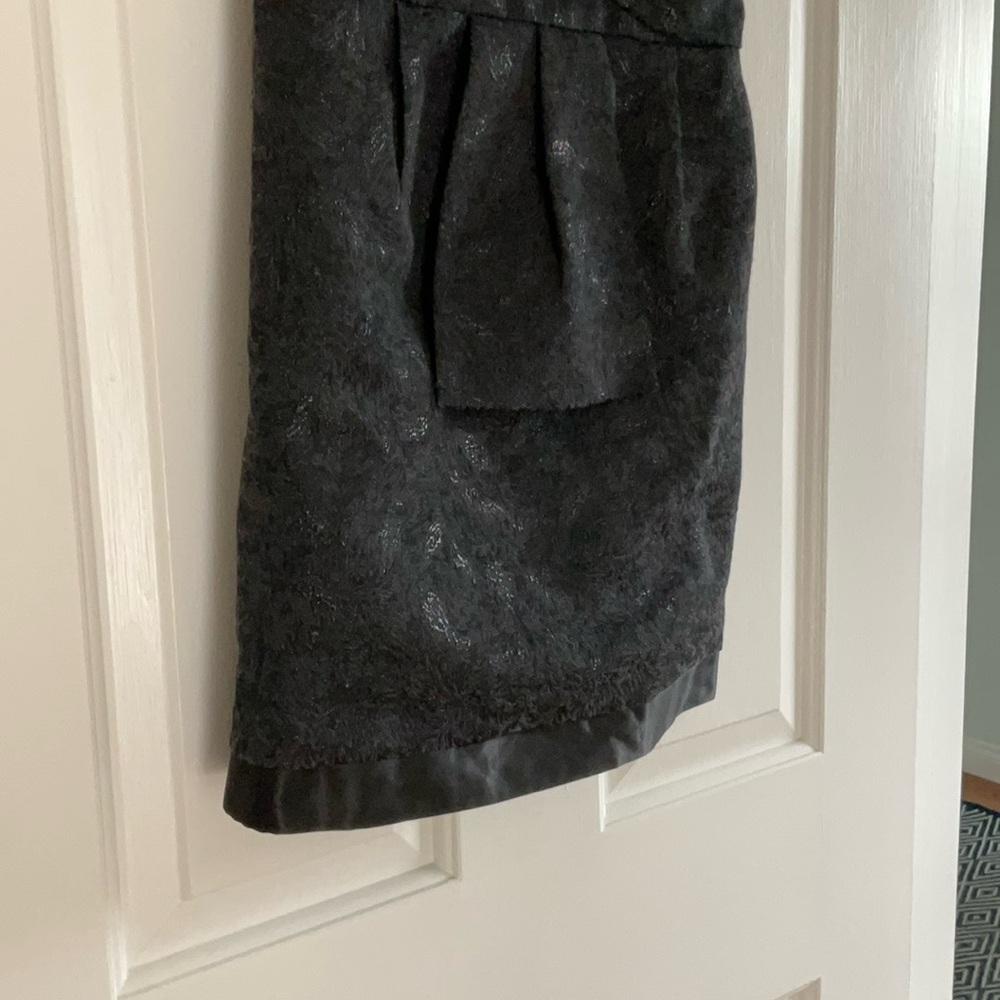 BCBG Paris Black Mini Dress Spaghetti Strap or Strapless - Picture 4 of 9